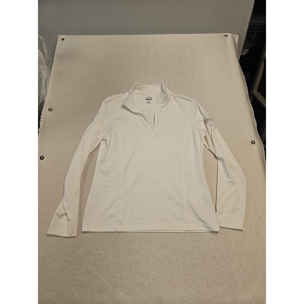 EP Pro Tour Tech 1/4 Zip Pullover M Champion Hills White